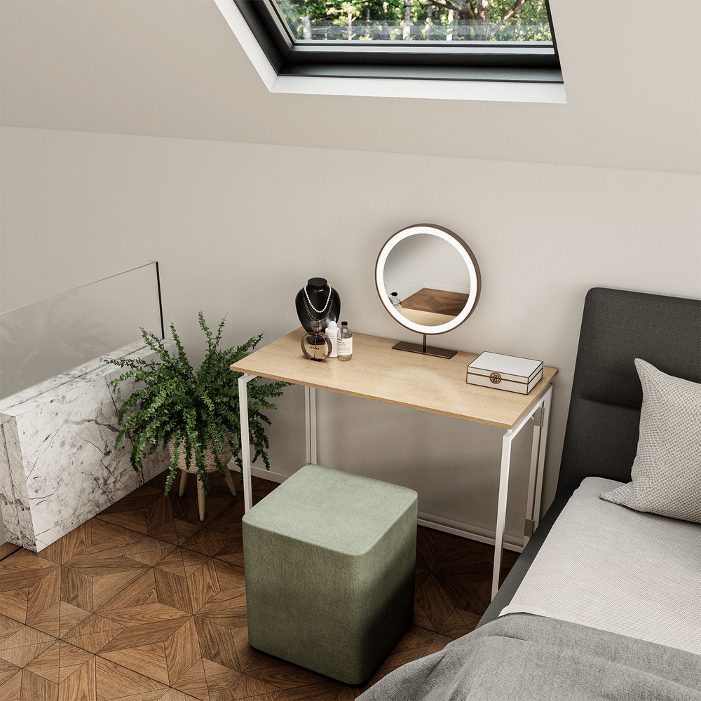 1 Square Meter Savior! Folding Desk Reigns Supreme for Small Spaces
