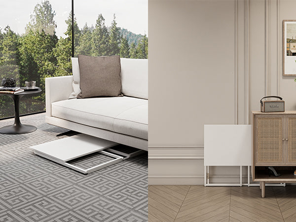 Product photograph. Refer to the listed measurements when planning your space.