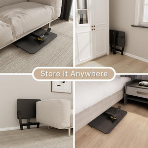 Mobile Folding Desk / Black finish.