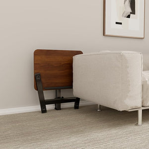 Mobile Folding Desk / Brown finish.